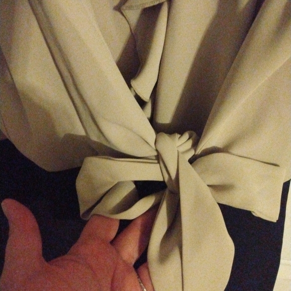 AA Studio Two Toned Wrap Minimalist Business Casual Midi Plus Dress 18 W - Picture 7 of 10